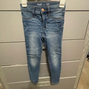 Old Navy Girls Jeans, Ballerina Jeggings, 360 Stretch, Size 6